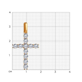 Подвеска Diamant - Золото 585, Фианит (арт. 51-130-02097-1)