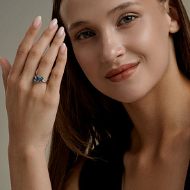 Кольцо Diamant - Серебро 925, Кристалл (арт. 94-110-00211-1)