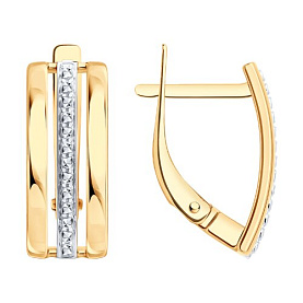 Серьги Diamant - Золото 585 (арт. 51-120-00482-1)