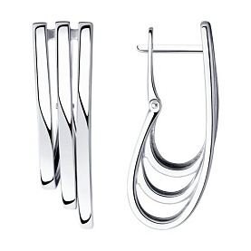 Серьги Diamant - Серебро 925 (арт. 94-120-00590-1)