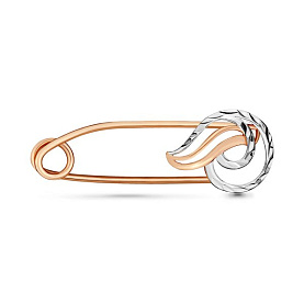 Булавка Аквамарин - Серебро 925 (арт. 72582.6)