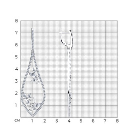 Серьги SOKOLOV - Серебро 925, Фианит (арт. 94023621)