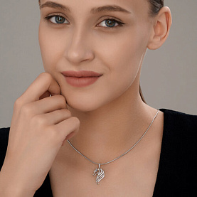 Подвеска Diamant - Серебро 925, Фианит (арт. 94-130-00121-1)