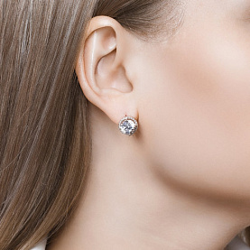 Серьги SOKOLOV - Серебро 925, Фианит (арт. 94020412)