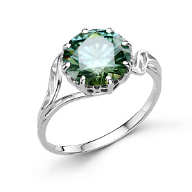 Кольцо Дар - Серебро 925, Синтетический муассанит (арт. К-3191рс16139)