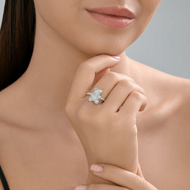 Кольцо SOKOLOV - Серебро 925, Фианит (арт. 94014422)