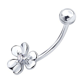 Пирсинг SOKOLOV - Серебро 925, Фианит (арт. 94060110)