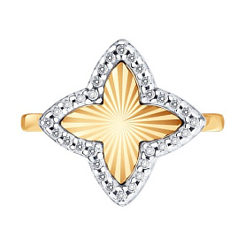 Кольцо SOKOLOV - Серебро 925, Фианит (арт. 93011206)