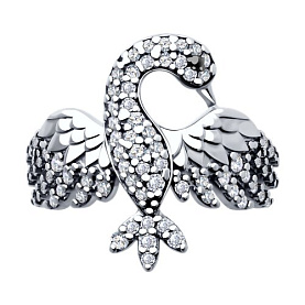 Кольцо SOKOLOV - Серебро 925, Фианит (арт. 94014073)