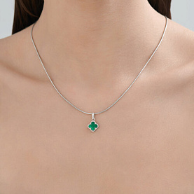 Подвеска SOKOLOV - Серебро 925, Малахит (арт. 83030349)