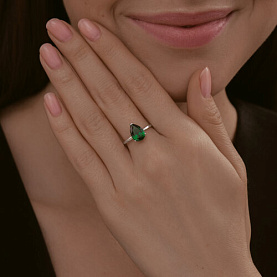 Кольцо SOKOLOV - Серебро 925, Фианит (арт. 94014205)