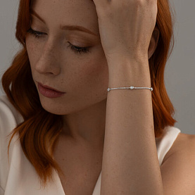 Браслет SOKOLOV - Серебро 925, Фианит (арт. 94050963)