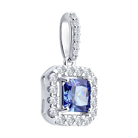 Подвеска SOKOLOV - Серебро 925, Фианит (арт. 94033319)