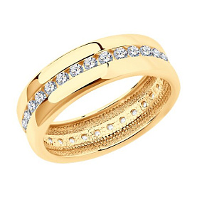 Кольцо SOKOLOV - Серебро 925, Фианит (арт. 93110018)