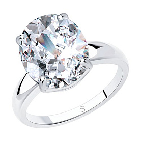 Кольцо SOKOLOV - Серебро 925, Фианит (арт. 94012074)