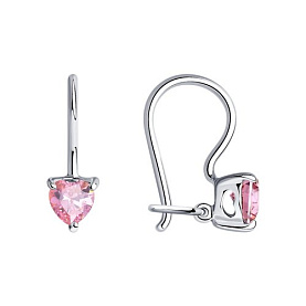 Серьги SOKOLOV - Серебро 925, Фианит (арт. 94020587)