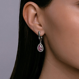 Серьги SOKOLOV - Серебро 925, Фианит (арт. 94026746)