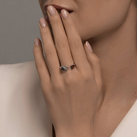 Кольцо SOKOLOV - Серебро 925, Фианит (арт. 94014188)