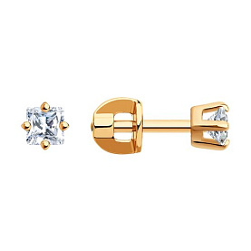 Серьги SOKOLOV - Серебро 925, Фианит (арт. 93020050)