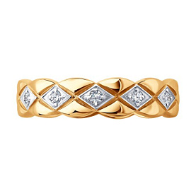 Кольцо Diamant - Золото 585, Фианит (арт. 51-110-00186-1)