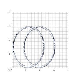 Серьги Diamant - Серебро 925 (арт. 94-124-01868-1)