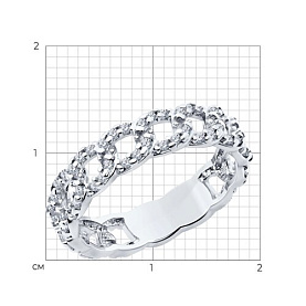 Кольцо SOKOLOV - Серебро 925, Фианит (арт. 94014090)