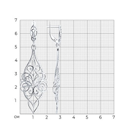 Серьги SOKOLOV - Серебро 925 (арт. 94021123)