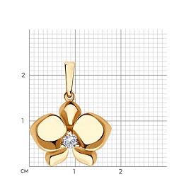 Подвеска Diamant - Серебро 925, Фианит (арт. 93-130-01820-1)