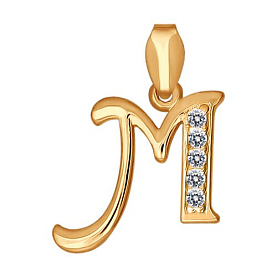 Подвеска SOKOLOV - Серебро 925, Фианит (арт. 93030518)