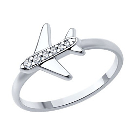 Кольцо SOKOLOV - Серебро 925, Фианит (арт. 94014187)