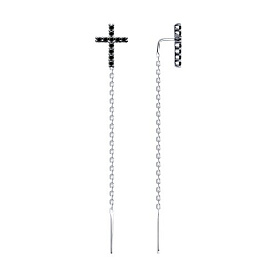 Серьги SOKOLOV - Серебро 925, Фианит (арт. 94026505)