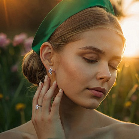 Серьги Talant - Серебро 925, Фианит (арт. 10-72-0001-15835)