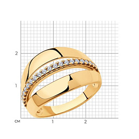 Кольцо Diamant - Серебро 925, Фианит (арт. 93-110-00997-1)