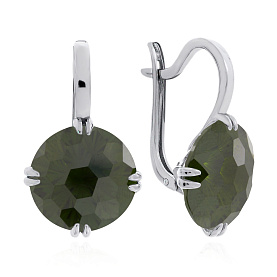 Серьги KRASNOE - Серебро 925, Фианит (арт. 2340201502-57)