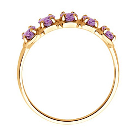 Кольцо SOKOLOV - Серебро 925, Аметист (арт. 92014400)