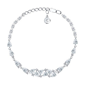 Браслет SOKOLOV - Серебро 925, Фианит (арт. 94050354)