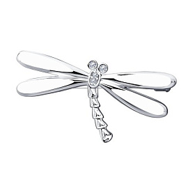 Брошь SOKOLOV - Серебро 925, Фианит (арт. 94040049)