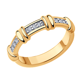 Кольцо Diamant - Серебро 925, Фианит (арт. 93-110-01547-2)