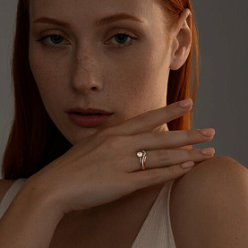 Кольцо SOKOLOV - Серебро 925, Фианит (арт. 93010634)