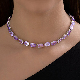 Колье SOKOLOV - Серебро 925, Фианит (арт. 94071101)