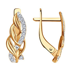 Серьги SOKOLOV - Золото 375, Фианит (арт. 029996-4)