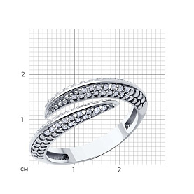 Кольцо Diamant - Серебро 925, Фианит (арт. 94-110-02070-1)