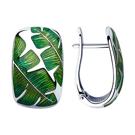 Серьги SOKOLOV - Серебро 925, Эмаль (арт. 94023316)