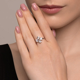 Кольцо SOKOLOV - Серебро 925, Фианит (арт. 94014088)