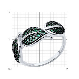 Кольцо SOKOLOV - Серебро 925, Фианит (арт. 94014089)