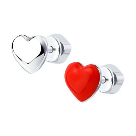 Серьги Diamant - Серебро 925, Эмаль (арт. 94-122-02304-1)