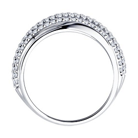 Кольцо SOKOLOV - Серебро 925, Фианит (арт. 94014851)