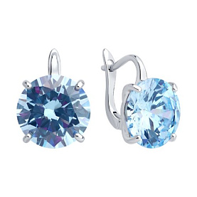 Серьги SOKOLOV - Серебро 925, Фианит (арт. 94026993)