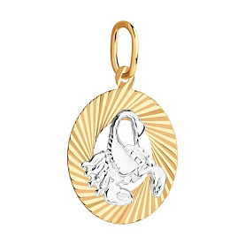 Подвеска SOKOLOV - Золото 585 (арт. 031372)