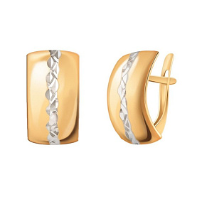 Серьги Атолл - Золото 585 (арт. 20365а-3)